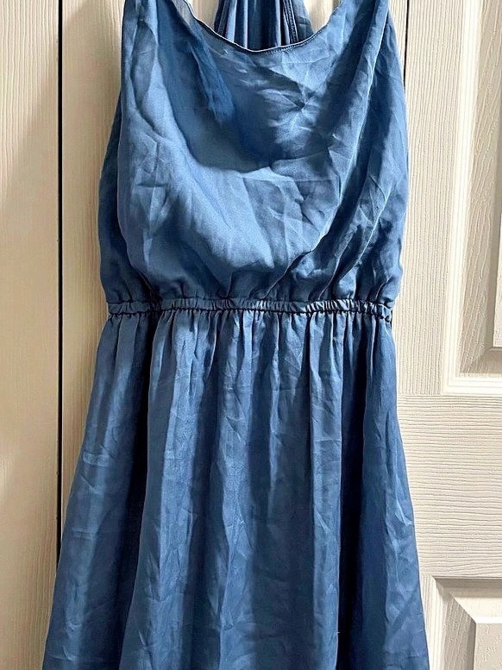 Forever 21 Mini Spaghetti Strap Dress in Blue Size XS Like New